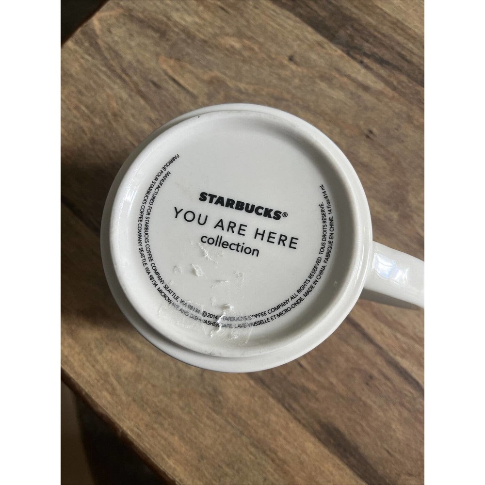 Starbucks Atlanta Georgia You Are Here Coffee Tea Mug Cup 14oz 2015 City Series - Picture 4 of 4